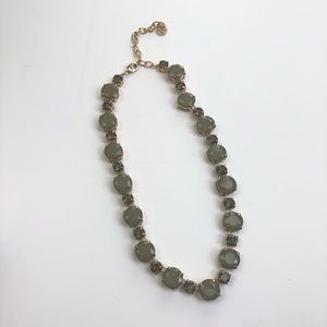R.J. Graziano green stone statement necklace